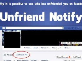 Facebook Unfriend Notify