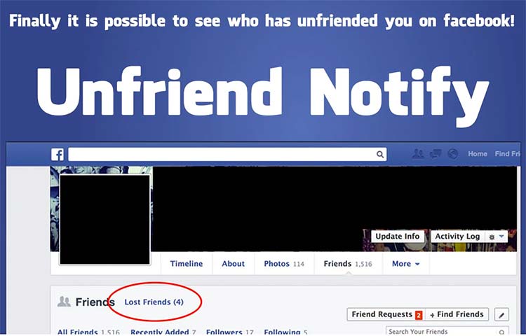 Facebook Unfriend Notify