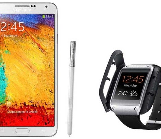 Galaxy Note 3 and Gear
