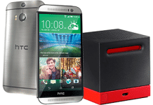HTC One and Boombass