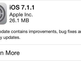 iOS Update 7.1.1