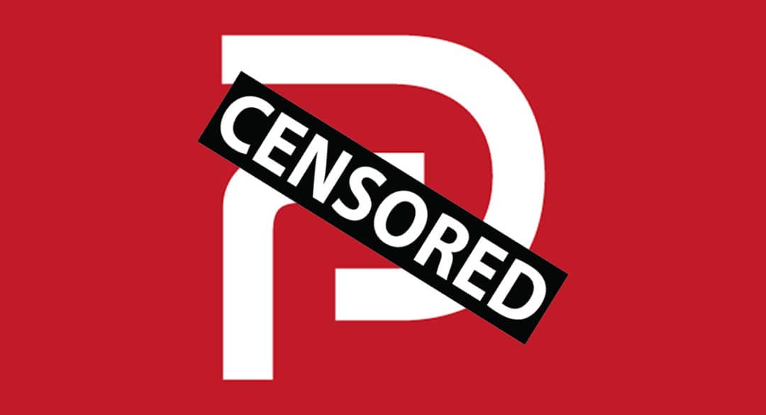 Parler Email Censorship