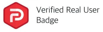 Parler verified real user badge