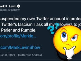 Mark Levin Suspends Twitter Account